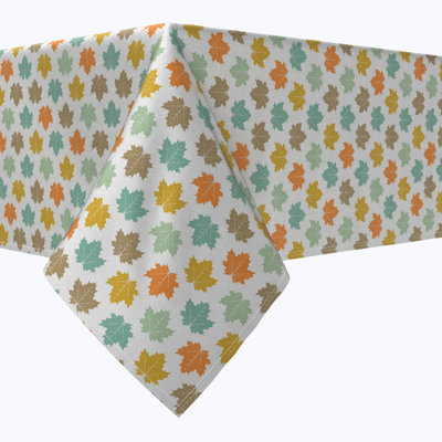 Maple Leaves Style Cotton Tablecloths Floral
