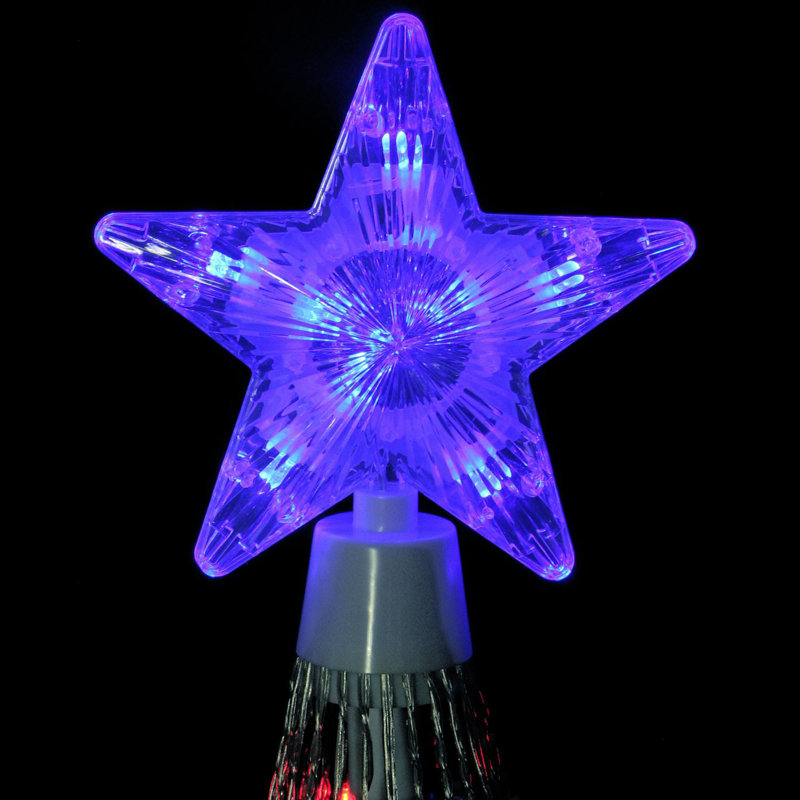 Décoration d'extérieur à DEL, H 144 po x l 40 po x p 40 po, Bleu / vert