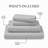 Ultra Soft Bamboo Sheet Set - 4 Pc Set - Wrinkle Resistant - Cooling Sheets with Deep Pockets-78635174-78635153