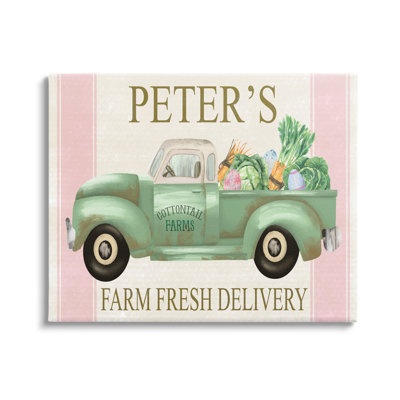 «Farm Fresh Livraison Sign», par Rust Art