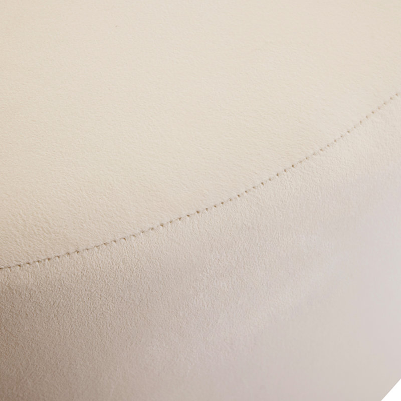 Modern Style Cream Velvet , 30X30x16, Foam Filled, Enhances Room Aesthetics Living Accessory: 30" W X D 16" H, Filled