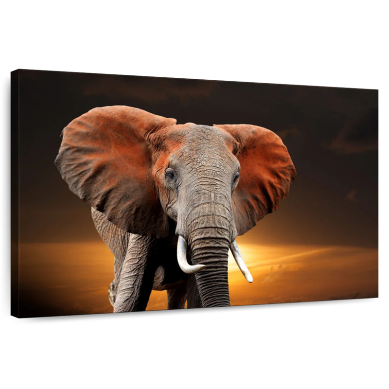 Kenyan Elephant, 32" H x 48" W