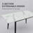 Space-Saving Wooden Rectangular Dining Table