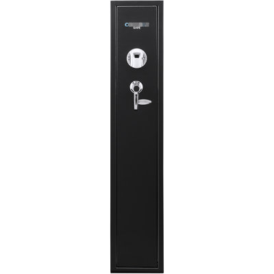 Coffre-fort biométrique de 83 pi3 - Extérieur noir pour un porte-armoire professionnel Organisez et sécurisez vos armes à feu