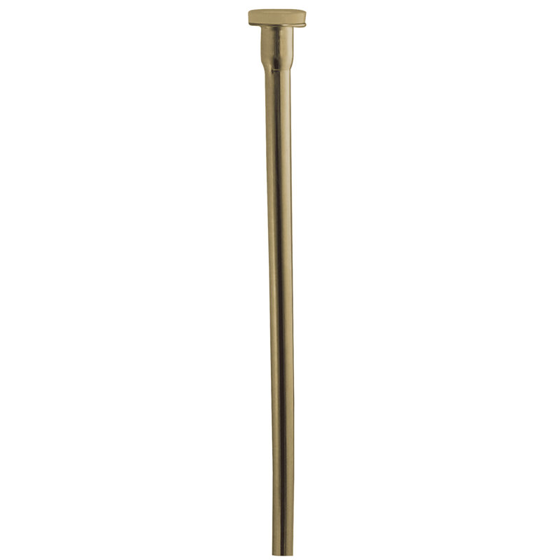 Kingston Brass Complement 30-Inch x 3/8-Inch Diameter Flat Closet Supply Line, Polished Brass
