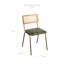 Chaise d'appoint en vert