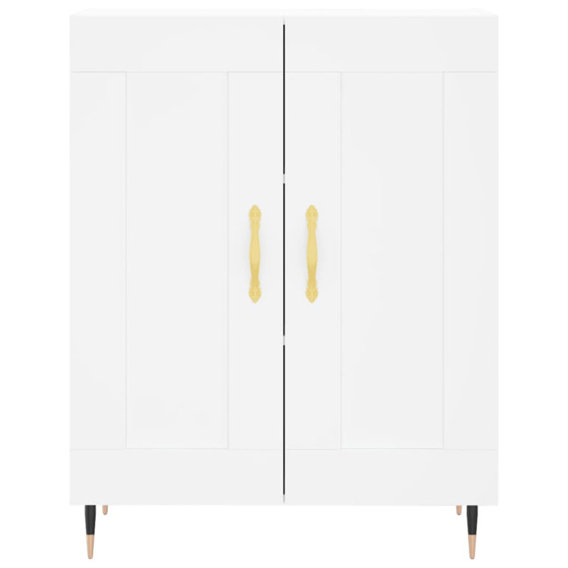 Marielly Metal 2 - Door Standard Accent Cabinet, White