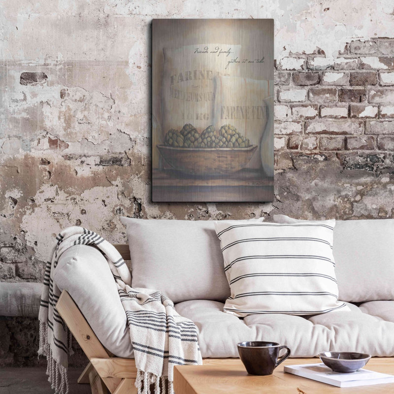 «Friends And Family .. Gather At Our Table» par Pam Britton, H 36 po x l 24 po