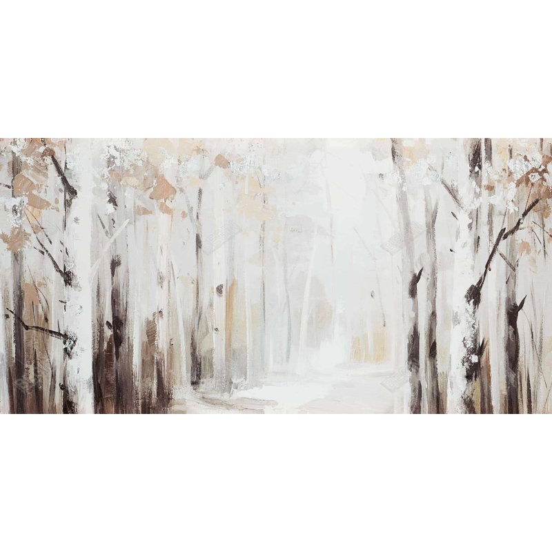 Winter forest - 15.75"x31.50" Desk mat