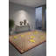 Tapis jaune tissé à envers lavable Mosso-990578979