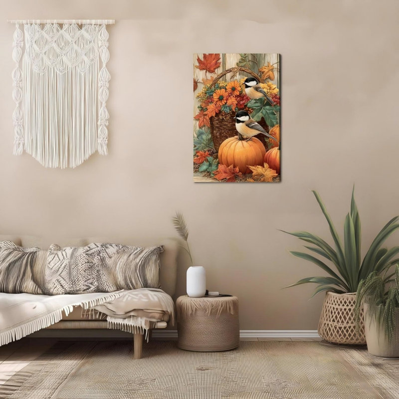 Art mural 24 po x 32 po Birds