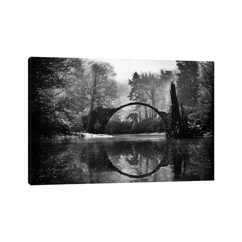 «Devil's Bridge II» par Mike Kreiten, reproduction de photo sur toile encadrée, Toile tendue, Pas de tapis