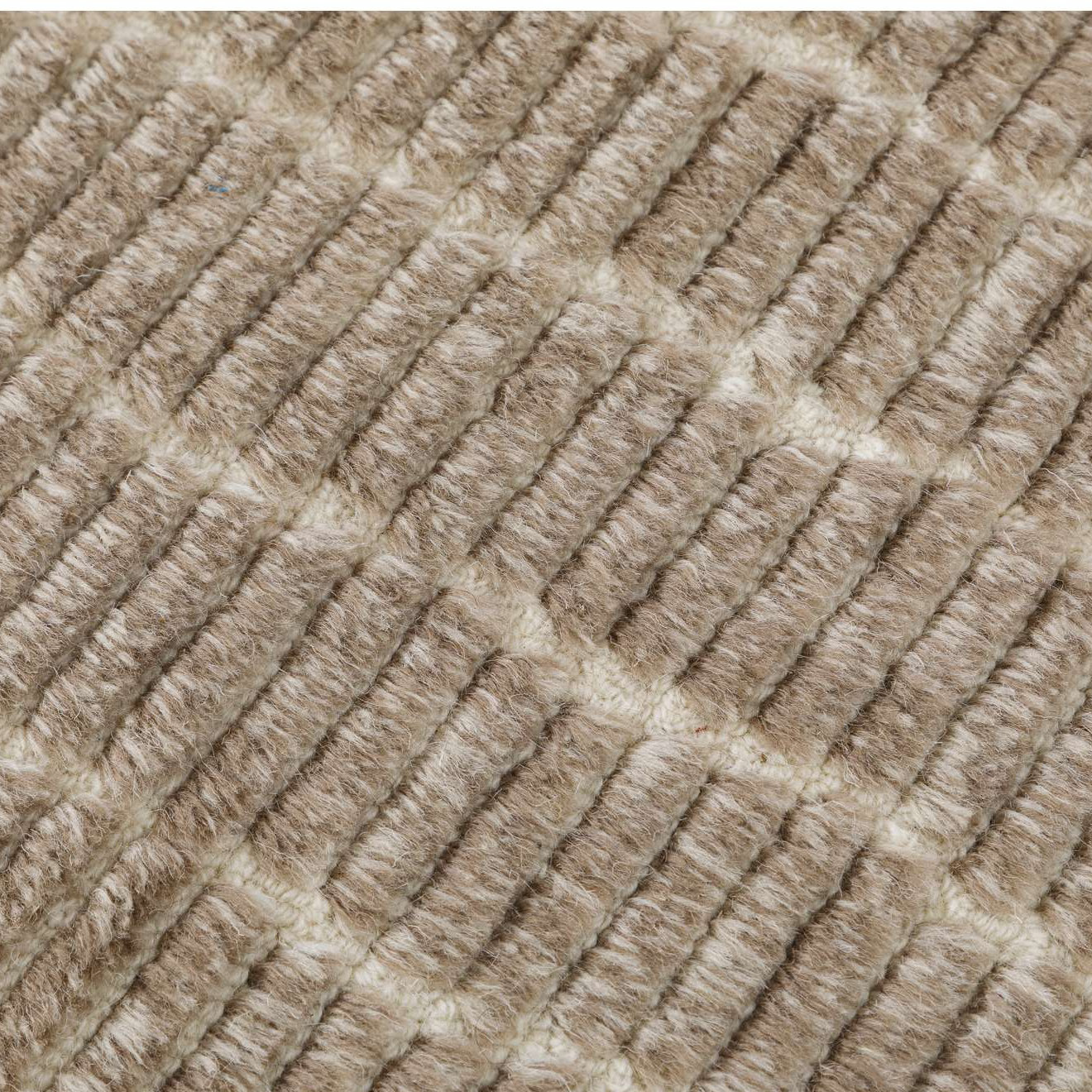 Debra Hand-Tufted Striped Wool Rug, Rectangle 2' x 3'