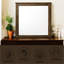 Miroir à cadre en bois, miroir décoratif pour l'intérieur