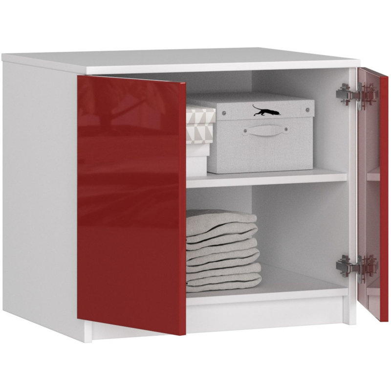 Stepfan 2 Door Wardrobe, 55cm H x 60cm B x 51cm T