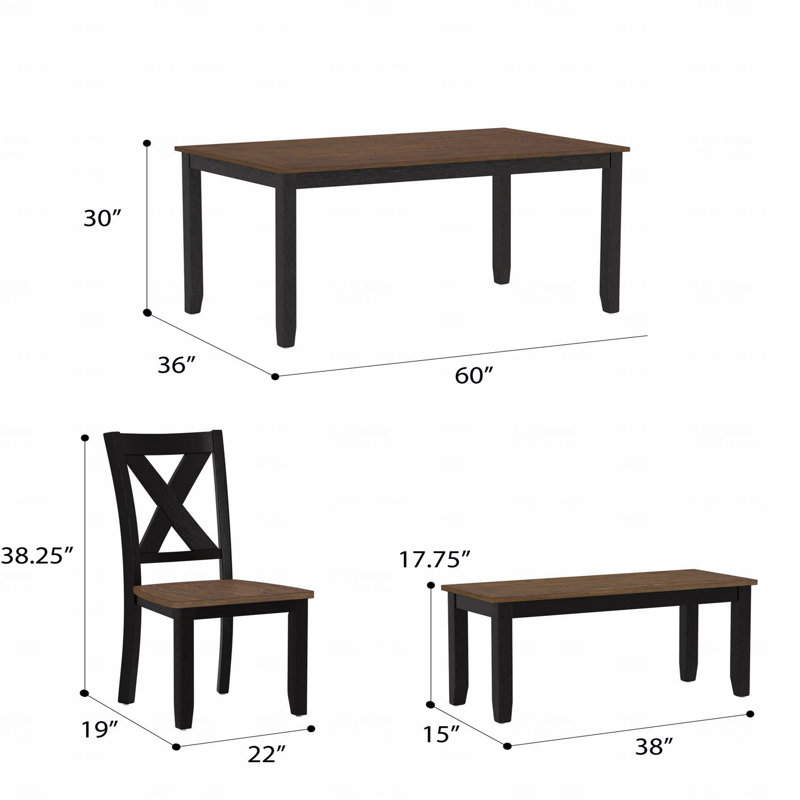 6 Piece Dining Table Set