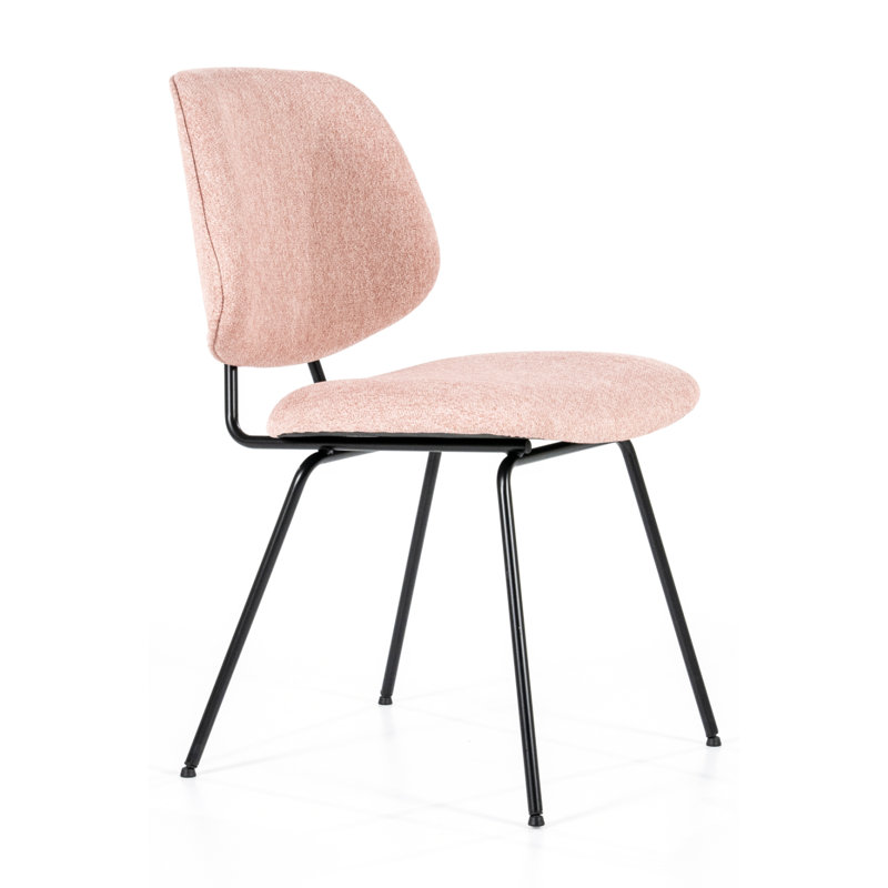 Lynn Upholstered Dining Chair, Pink