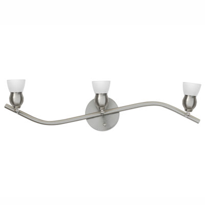 Catherine 27'' 3 -Light Fixed Track Track Kit with Dimmable and Adjustable Head