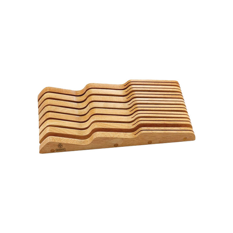 Mundial 15 Slot Pine Drawer Knife Block