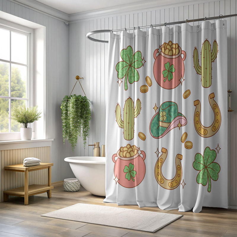 Thord Shower Curtain, 74"H x 71"W