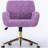 Artificial rabbit hair Home Office Chair with Metal Base, Adjustable Desk Chair Swivel Office Chair, Vanity Chair-766076665