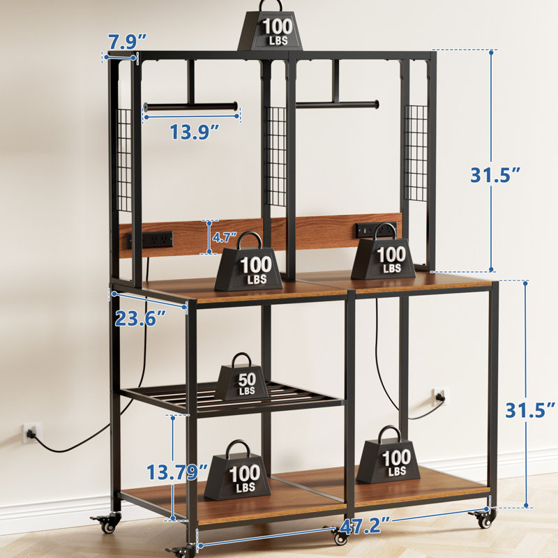 Double support pour imprimante 3D avec porte-filament robuste verrouillable de type T pour le bureau
