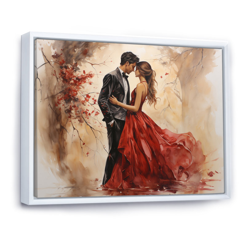 Mariage, mariage éternel, art mural romantique, Cadre flottant blanc, H 12 po x l 20 po x P 1 po
