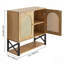 Armoire murale de salle de bain avec 2 portes, tablette réglable et cloison ouverte pour un rangement et un rangement efficaces au-dessus de la toilette