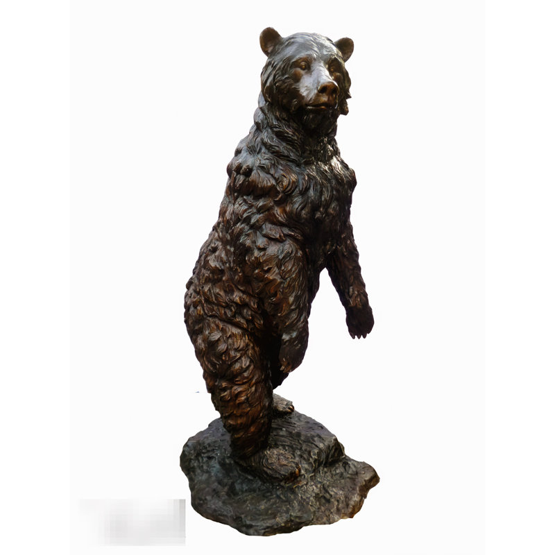 Bear Metal Garden Statue