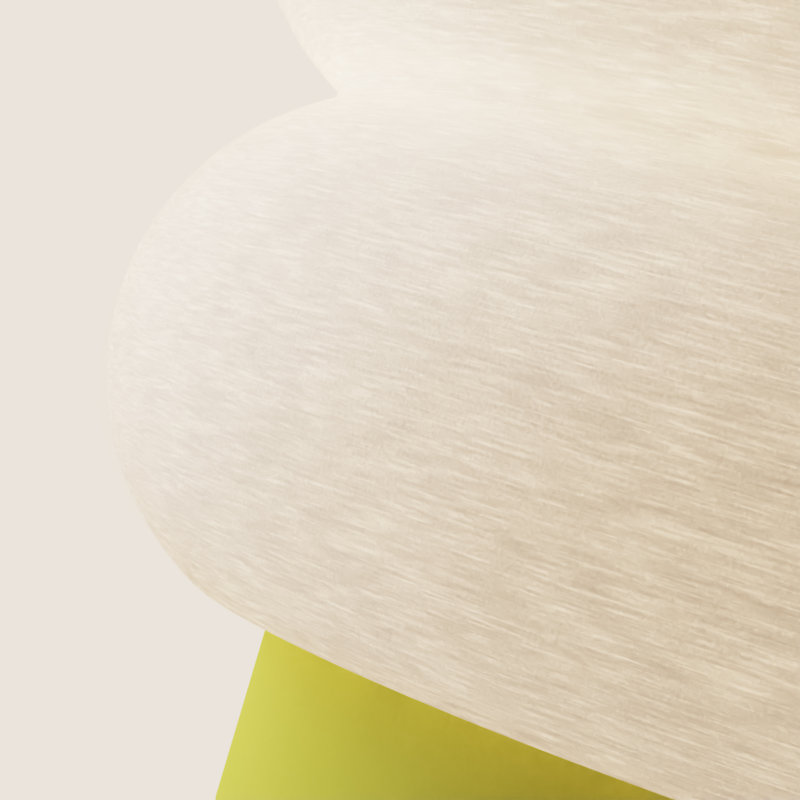 Argizari Table Light, Sand, 9.5" H x 10" W x 10" D