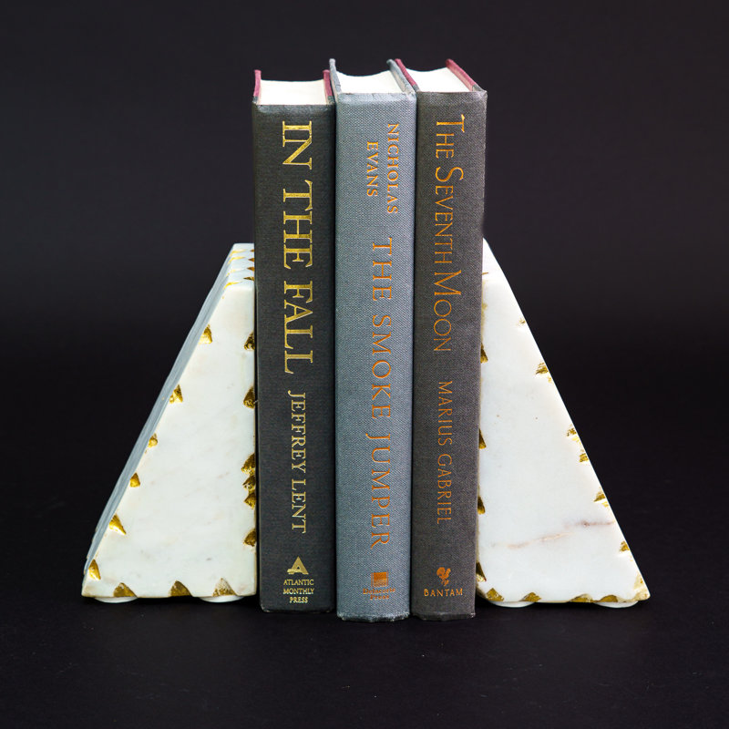 Serre-livres décoratifs triangulaires