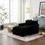 Fauteuil d'appoint moderne avec repose-pieds en chenille moderne-846004394