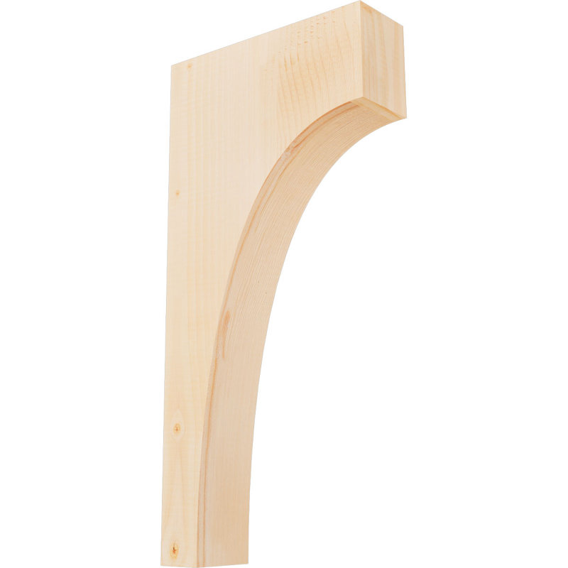 Sapin Douglas douillet de l 3 1/2 po x P 12 po x H 24 po, H 24 po x l 3,5 po x P 12 po, Sapin de Douglas, Lisse