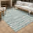 Machine Washable Indoor/Outdoor Chantille ACN2907 Striped Rug-724074928-724074929