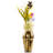 Dama Tall Gold Lady Vase