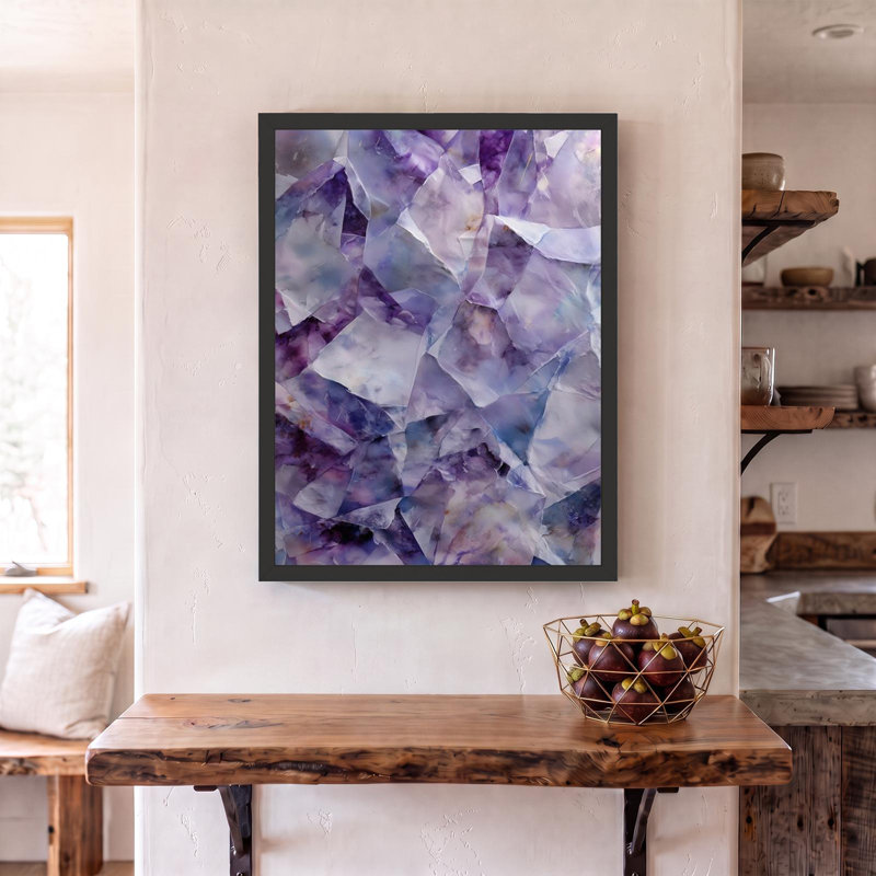 Amethyst Mirage, 20" H x 26" W