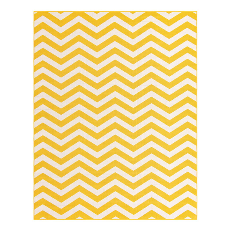 Chevron Indoor / Outdoor Rug, Rectangle 7'10" x 10'