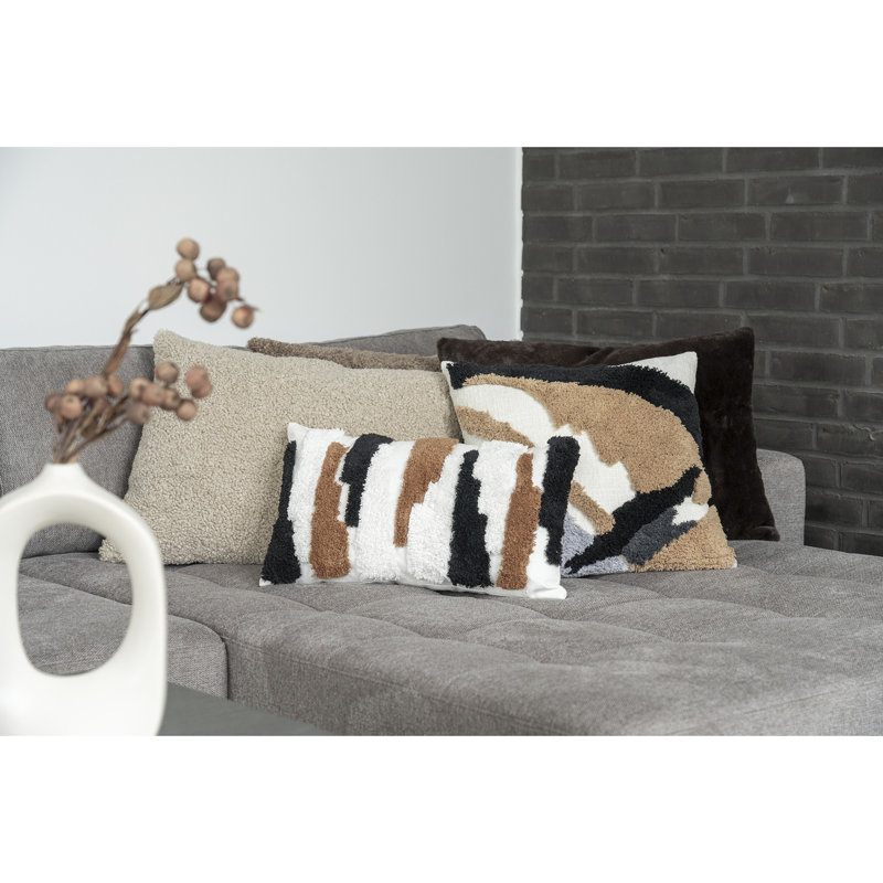 Keosauqua Rectangular Cushion, Light Brown