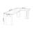 Brown L-Shaped Solid Wood + Iron desk-108066728-108066731
