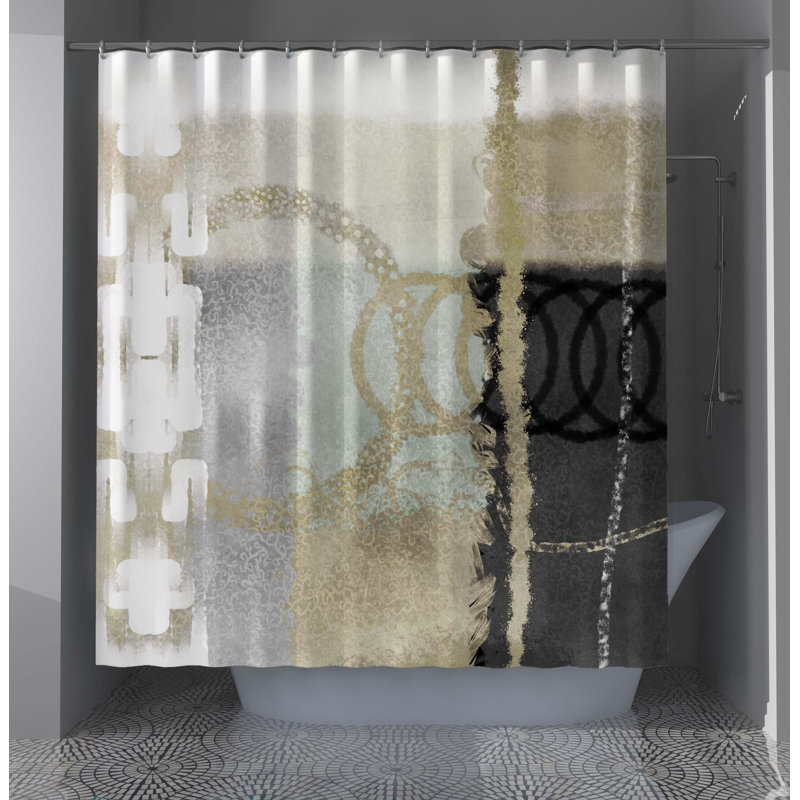 Abstract Shower Curtain