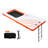15x6.5FT Inflatable Dock Platform with 4*6FT Trampoline Mesh Pool, Floating Platform Water Mat