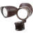 2 - Head LED Hardwired Dusk to Dawn Outdoor Security Flood Light with Motion Sensor-1377370694