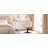 Dressing Table Chair, Stool With Backrest, Make-Up Chair, Flower Shape, Stool Height-Adjustable, Rotatable, Velvet, Metal-1541807798-1541807794