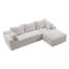 Canapé modulaire Cloud avec méridienne en L-636231813