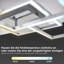 Omaha 3-Light 76.5cm LED Semi Flush Mount