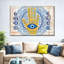 Symbole de bonne chance sur toile Hamsa-680808035