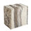 Onyx Polished Stool in Natural/Ivory/Black
