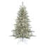 3' Silver Tinsel Fir Artificial Christmas Tree with 100 LED Clear/White Lights with Stand-1903941134