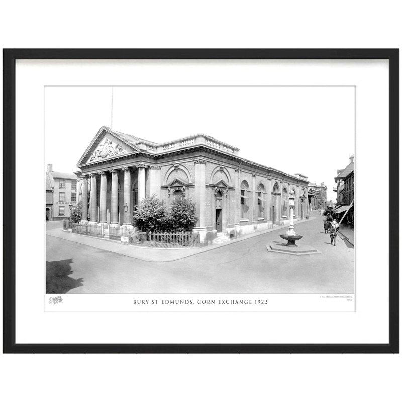 Bury St Edmunds, Corn Exchange 1922 - Single Picture Frame Print, 45cm H x 60cm W x 2.3cm D