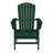 Seashell Upright Adirondack Chair (Set Of 2)-1644548902